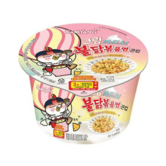 Lamen Coreano Super Picante Buldak Cream Frango e Queijo Cremoso Carbonara Big Bowl - 120g