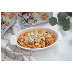 Lamen Coreano Super Picante Buldak Cream Frango e Queijo Cremoso Carbonara Big Bowl - 120g