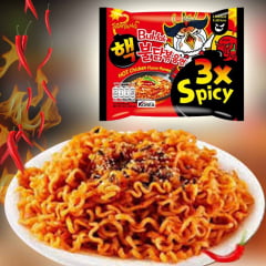 Lamen Coreano Super Picante Spicy 3X Buldak Hot Chicken Flavor Ramen - 140g