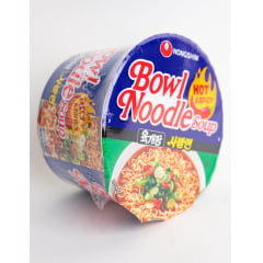 Lamen Coreano Yuguejang Bowl Noodle Soup Nongshim Hot & Spicy - 100g