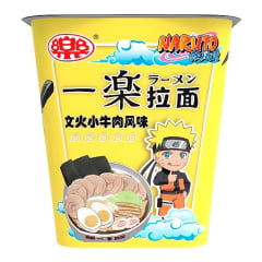 Lamen Oriental Naruto Copo Sabor Carne com Legumes Naruto - 100 gramas