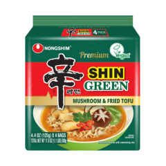 Lamen Shin Ramyun Picante Cogumelo e Tofu Frito 125g MADE IN USA - 4 Pacotes