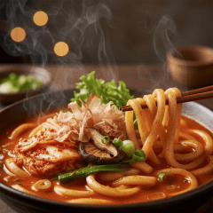 Macarrão Coreano Bowl Nurea Udon Sabor Kimchi - 225 gramas Macarrão Coreano Bowl Nurea Udon Sabor Kimchi - 225 gramas