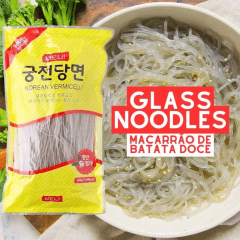 Macarrão Coreano de Batata Doce Harusame Vermicelli - 500 Gramas