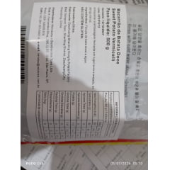 Macarrão Coreano de Batata Doce Harusame Vermicelli - 500 Gramas