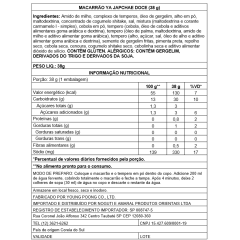 Macarrão Coreano de Batata Doce Vegetariano Sabor Doce Yo Japchae Copo - 38 gramas