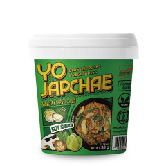 Macarrão Coreano de Batata Doce Vegetariano Sabor Original Molho Shoyu Yo Japchae Copo - 38 gramas