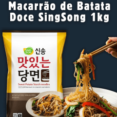 Macarrão de Batata Doce Harusame Coreano SingSong - 1000 Gramas