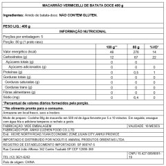 Macarrão de Batata Doce Harusame Vermicelli Anhui - 400 Gramas