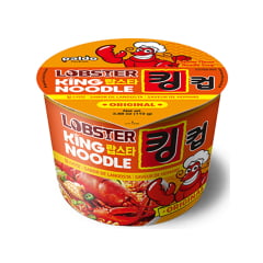 Macarrão Instantâneo Coreano Lobster Ramen Sabor Lagosta Paldo King Noodle - 110 gramas