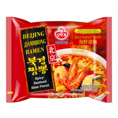 Macarrão Instantâneo Picante Beijing Jjambbong Sabor Frutos do Mar Ramen Ottogi - 86 gramas