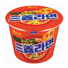 Lamen Coreano Big Bowl Sabor Carne & Vegetais Picante Samyang Ramyun - 115g