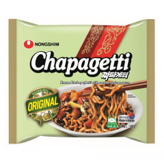 Lamen Coreano Chapagetti Nongshim com Tempero de Feijão Preto Tostato - 140 gramas