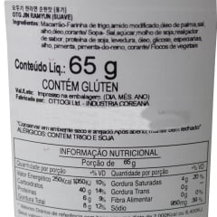 Lamen Coreano Mild Jin Ramen Ottogi Vegetais Copo - 65 gramas