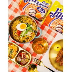 Lamen Coreano Mild Jin Ramen Ottogi Vegetais Suave - 120 gramas