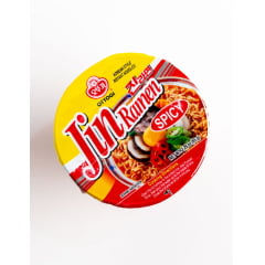 Lamen Coreano Picante Jin Ramen Ottogi Vegetais Copo - 65 gramas