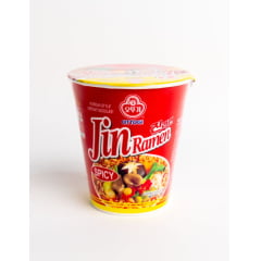 Lamen Coreano Picante Jin Ramen Ottogi Vegetais Copo - 65 gramas