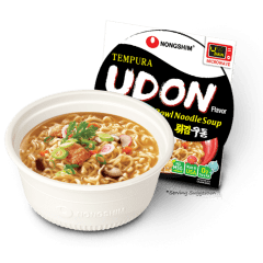 Lamen Coreano Udon Tempura Big Bowl Noodle Soup 111g