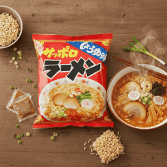 Lamen Japonês Sapporo Sabor Molho de Soja - 82g