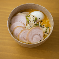 Macarrão para Ramen com Molho Pronto Concentrado de Soja Fermentada (Missô) Naruto Shippuden Alfa - 270 gramas