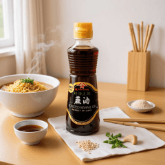 Óleo de Gergelim Japonês Torrado Kadoya - 163mL Óleo de Gergelim Japonês Torrado Kadoya - 163mL