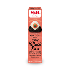 Pasta Japonesa Sabor Ovas de Polaca Picante Mentaiko S&B - 40g