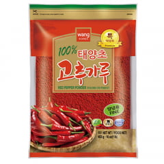 Pimenta Vermelha Premium em pó Fina Gochugaru Wang Korea - 453 gramas