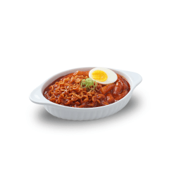 Rapokki Ramen com Topokki Sabor Original Pink Rocket Copo - 140 gramas