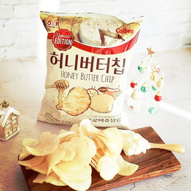 Salgadinho Importado Coreano Sabor Mel, Batata e Manteiga FROMAGE - Honey Butter Chip 60g