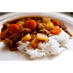 Tempero pronto Curry Amakushi com Sabor Suave Picante nível Fraco Vermont - 230 gramas