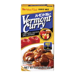 Tempero pronto Curry Karakuchi com Sabor Picante nível Forte Vermont - 115 gramas