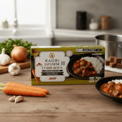 Tempero pronto Curry Roux Karakuchi com Sabor Picante nível Forte Kaori - 180 gramas