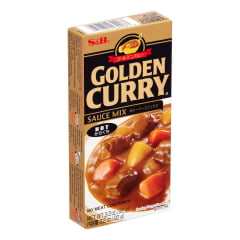 Tempero Golden Curry com Sabor Picante nível Forte S&B - 92 gramas