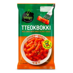Tteokbokki Bolinho de Arroz Coreano Instantâneo sabor Sweet Spicy Topokki - 360 gramas