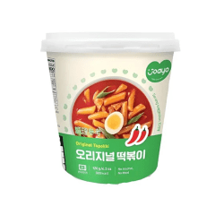 Yopokki Bolinho de Arroz Coreano Instantâneo sabor Picante Original JOAYO Copo - 120 gramas