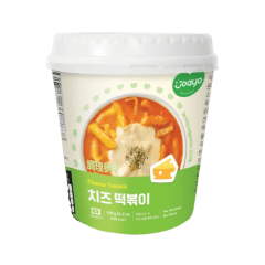 Yopokki Bolinho de Arroz Coreano Instantâneo sabor Queijo JOAYO - Copo 120 gramas