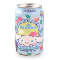 Bebida Adoçada Chá Verde com Maracujá e Lichia Cinnamoroll - 315mL Bebida Adoçada Chá Verde com Maracujá e Lichia Cinnamoroll - 315mL