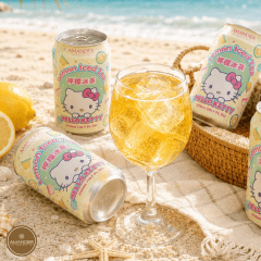 Bebida Adoçada Sabor Chá Gelado de Limão Hello Kitty - 315mL