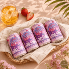 Bebida Adoçada Sabor Chá Preto com Pêssego e Morango - 315mL