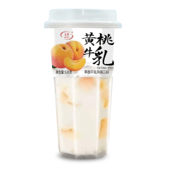 Bebida Adocicada Sabor Leite de Pêssego Amarelo com Pedaços da Fruta - 520 gramas Bebida Adocicada Sabor Leite de Pêssego Amarelo com Pedaços da Fruta - 520 gramas
