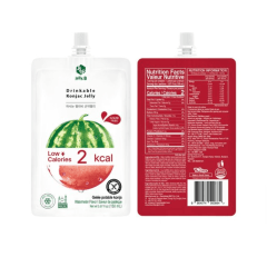 Bebida  Coerana de Gelatina Sabor Melância Zero Açúcar Konjac Jelly B - 150 gramas