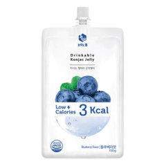 Bebida  Coerana de Gelatina Sabor Mirtilo Zero Açúcar Konjac Jelly B - 150 gramas