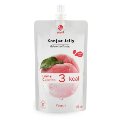 Bebida  Coerana de Gelatina Sabor Pêssego Zero Açúcar Konjac Jelly B - 150 gramas