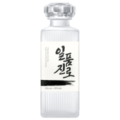 Bebida Coreana Soju Premium  Hitejinro ILPOON Puro com 100% - 375ML