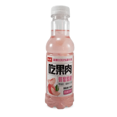Bebida de Frutas Sabor Pêssego com Mel e Nata de Coco YIWU - 450ml