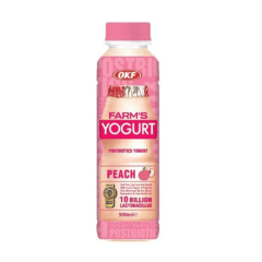 Bebida de Iogurte Farm's Yogurt com Lactobacillus Sabor Pêssego - 500 mL Bebida de Iogurte Farm's Yogurt com Lactobacillus Sabor Pêssego - 500 mL