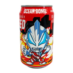 Bebida de Soja Ultraman Sabor Pêssego Calpis Geed Ocean Bomb - 320mL
