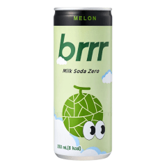 Bebida Gaseificada Composta Sabor Melão e Leite de Baixa Caloria Melon Brrr - 250mL Bebida Gaseificada Composta Sabor Melão e Leite de Baixa Caloria Melon Brrr - 250mL