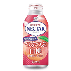 Bebida Japonesa Saborizada Néctar de Pêssego Branco Fujiya - 363mL