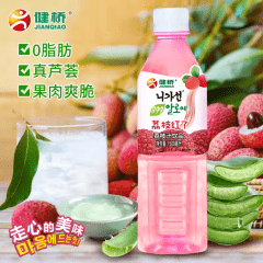 Bebida Pronta a base de Suco de Aloe Vera e Lichia Jianqiao - 500mL